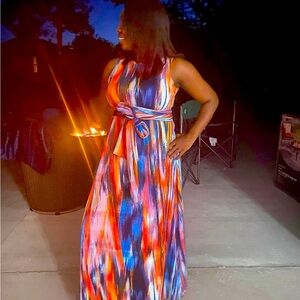 Designer, original maxi dress